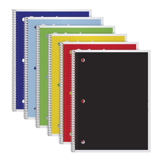 Wholesale Custom Spiral Notebook With Tear off line and loose leaf hole multi function ruled line notebooks