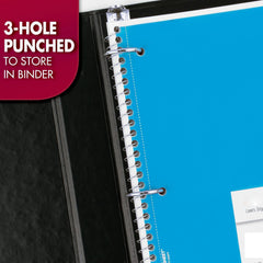 Wholesale Custom Spiral Notebook With Tear off line and loose leaf hole multi function ruled line notebooks