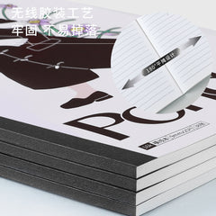 Glue bound college ruled line notebooks