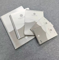 Office Supplies Custom Spiral Notepad Bulk Factory Price High Quality A4 B5 A5 100 Sheets Grid French Line Spiral Notepad