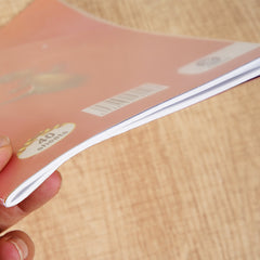 Wholesale Factory Thin PP cover custom pritning staple school exercise book