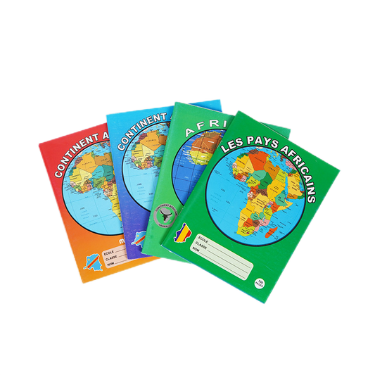 Wholesale Cheap 96 Pages Staple Bound square Ruled Line African Congo School Exercise Notebook Workbook