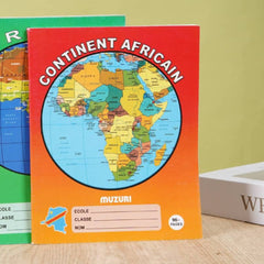 Wholesale Cheap 96 Pages Staple Bound square Ruled Line African Congo School Exercise Notebook Workbook