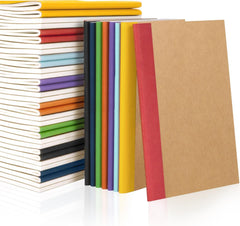 Wholesale Custom Kraft Cover Composition Notebook Rainbow Spine