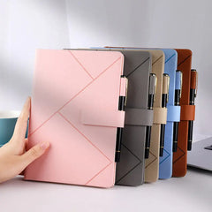 Luxury A5 Note Book Pen Set School Office Business Planner Diary Gift Box PU Notebook with Pen Customized
