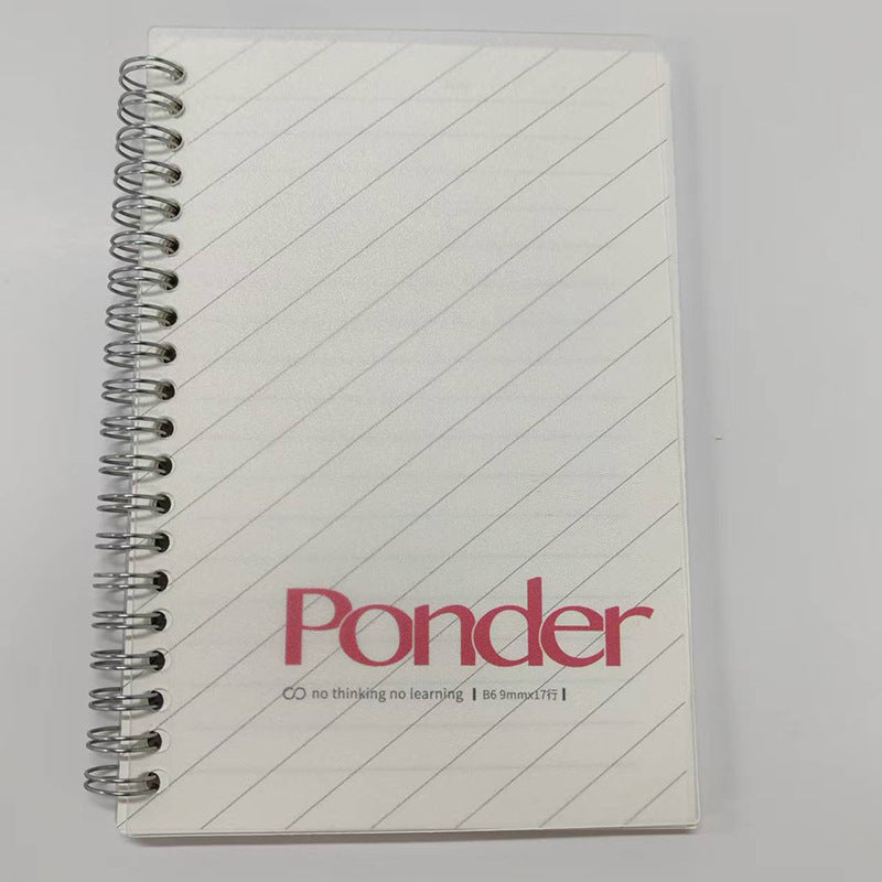 Customized PP cover A4 A5 B5 B6 Metal Spiral Coil Notebook for School Business Office Notepad