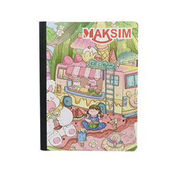 Customized export to Venezuela: Students sewn bound notebooks composition book