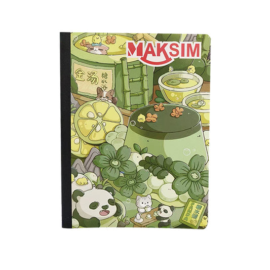Customized export to Venezuela: Students sewn bound notebooks composition book
