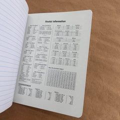 Custom Printing Coated Cover Stitched Spine 200 Pages Wide Ruled Composition Book School Exercise Notebook