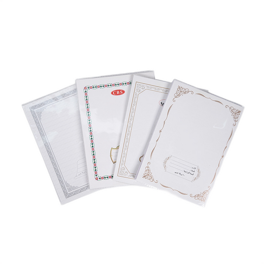 Factory Cheap Custom OPP Jacket Staple Bound Ruled Line Composition Book School Exercise Notebook